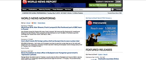 Welcome to EIN Newsdesk